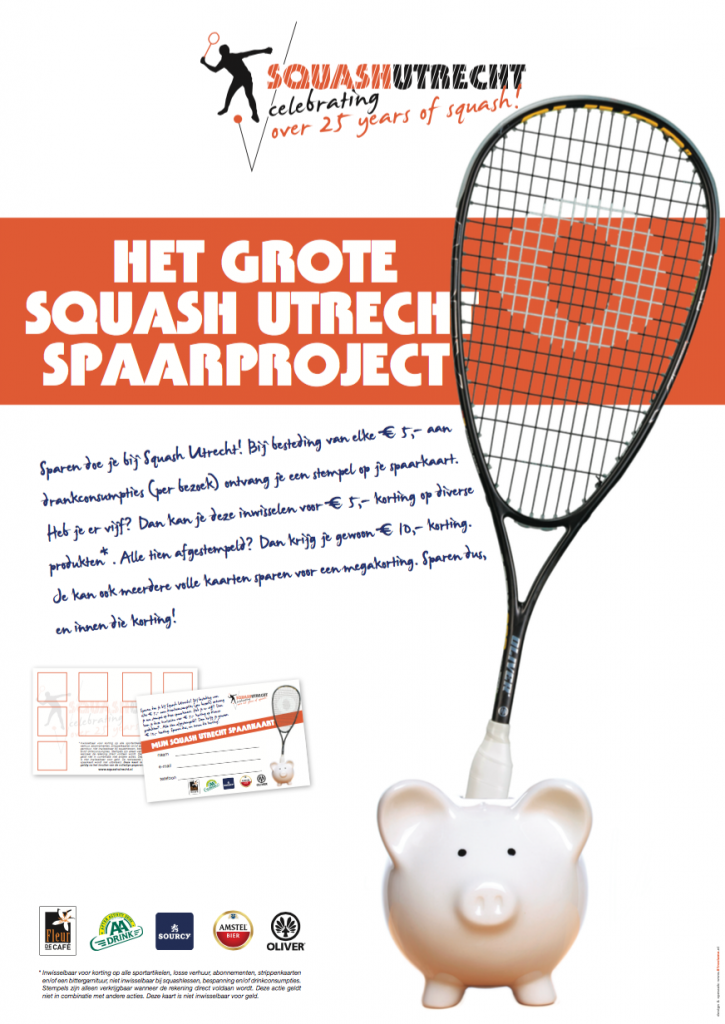 Het grote Squash Utrecht Spaarpoject Squash Utrecht Het leukste