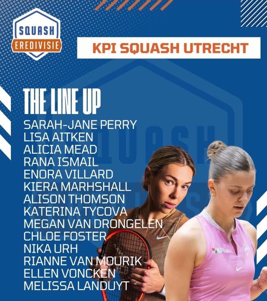 Dames Eredivisie team line-up Dames Eredivisie team line-up